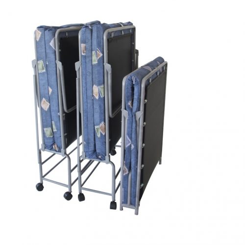 spring folding beds with mattress by Hypersonic Industries Australia