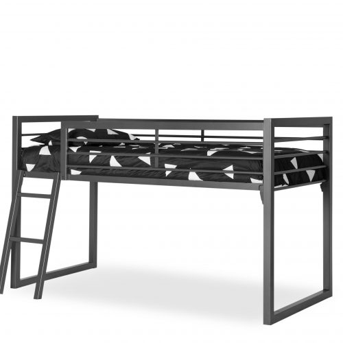 Nash grey steel frame cabin bunk loft style kids single bed by Hypersonic Industries Australia
